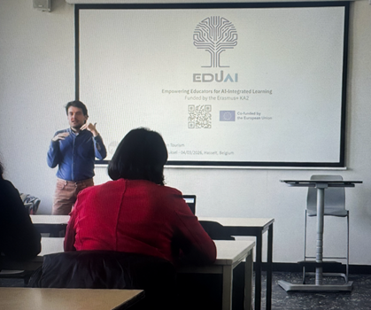 EduAI Presented in Belgium
